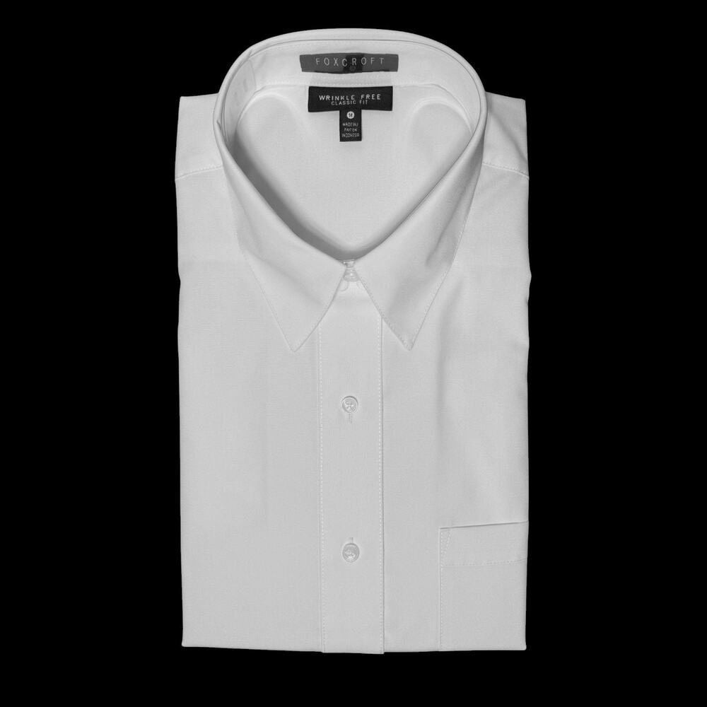 Foxcroft White Shirt | Size 14
